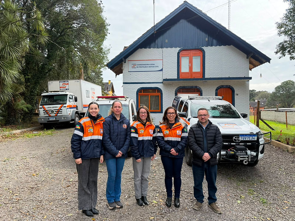 Defesa Civil de Gramado recebe visita institucional da Defesa Civil de Canela