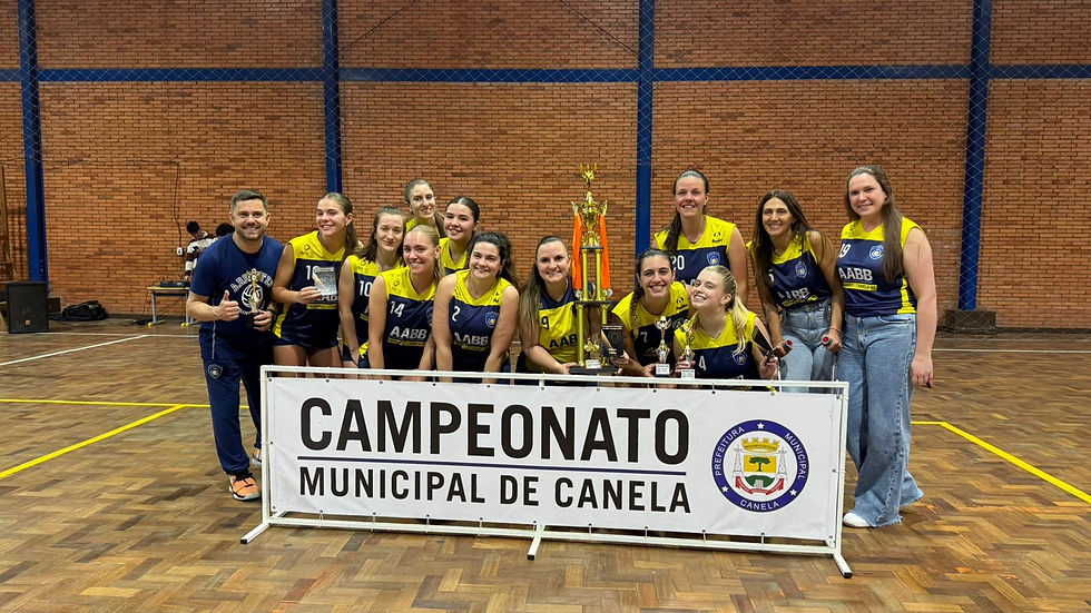 AABB Livre sagrou-se campeã do Campeonato de Vôlei Feminino de Canela