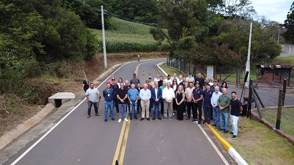 Gramado inaugura pavimentação na Linha Tapera e acesso ao Morro da Polenta
