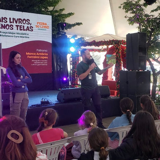 Meio Ambiente leva conscientização ambiental e incentivo à leitura para a Feira do Livro 2026