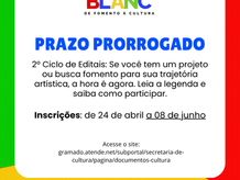 Editais da Política Nacional Aldir Blanc em Gramado têm prazo de inscrição prorrogado
