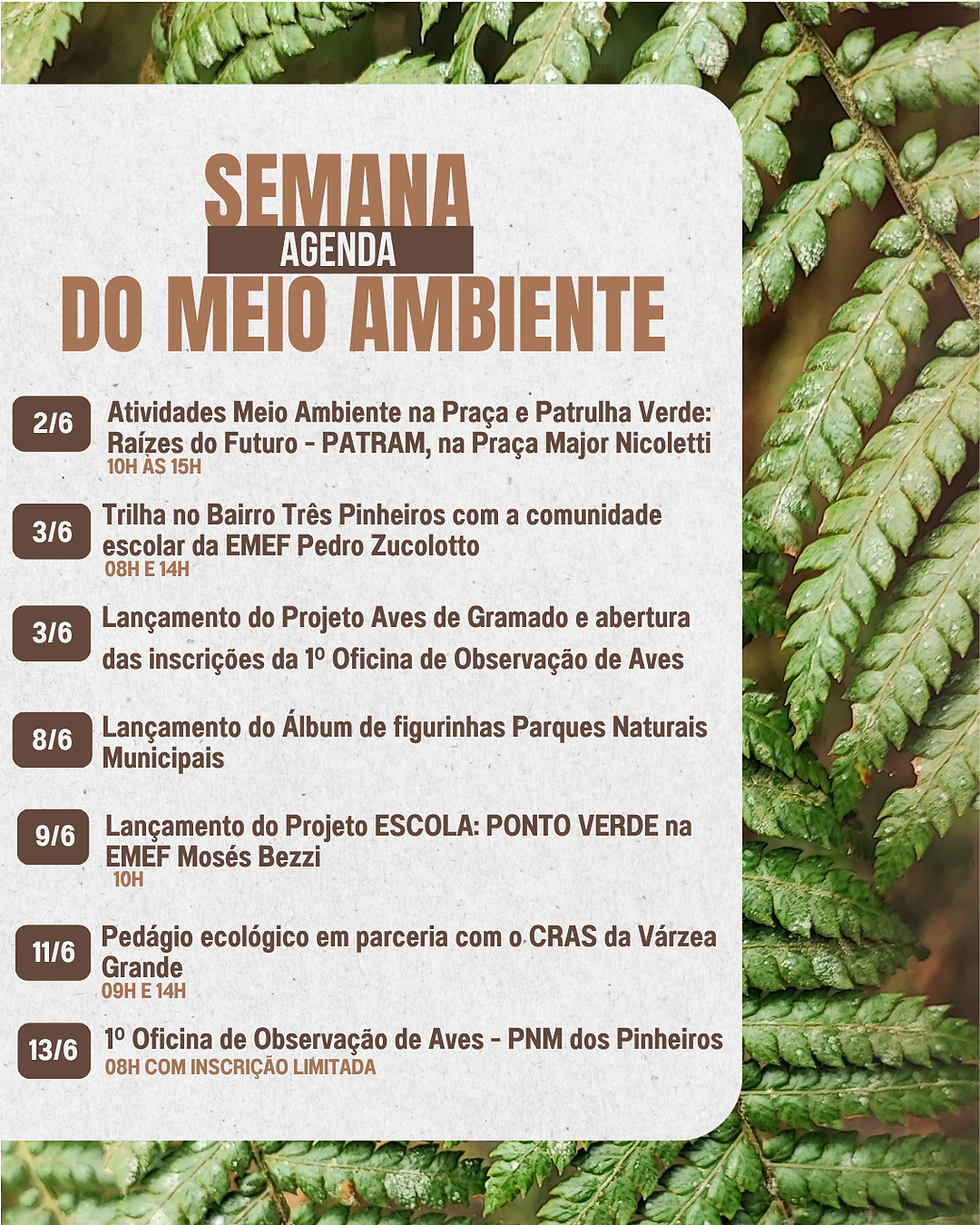 Gramado promove a 22ª Semana do Meio Ambiente com foco em sustentabilidade e preservação