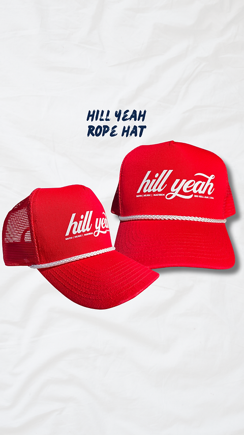 HILL YEAH ROPE HAT | BIG HILL JAM 2025