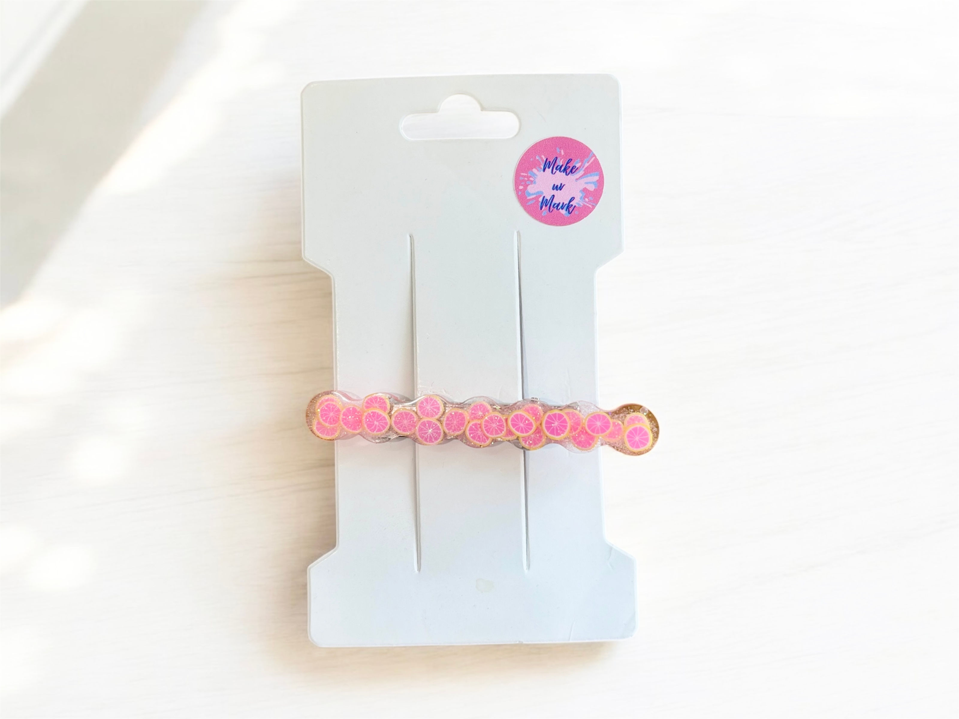 Citrus Fruit Hair Clip- Small