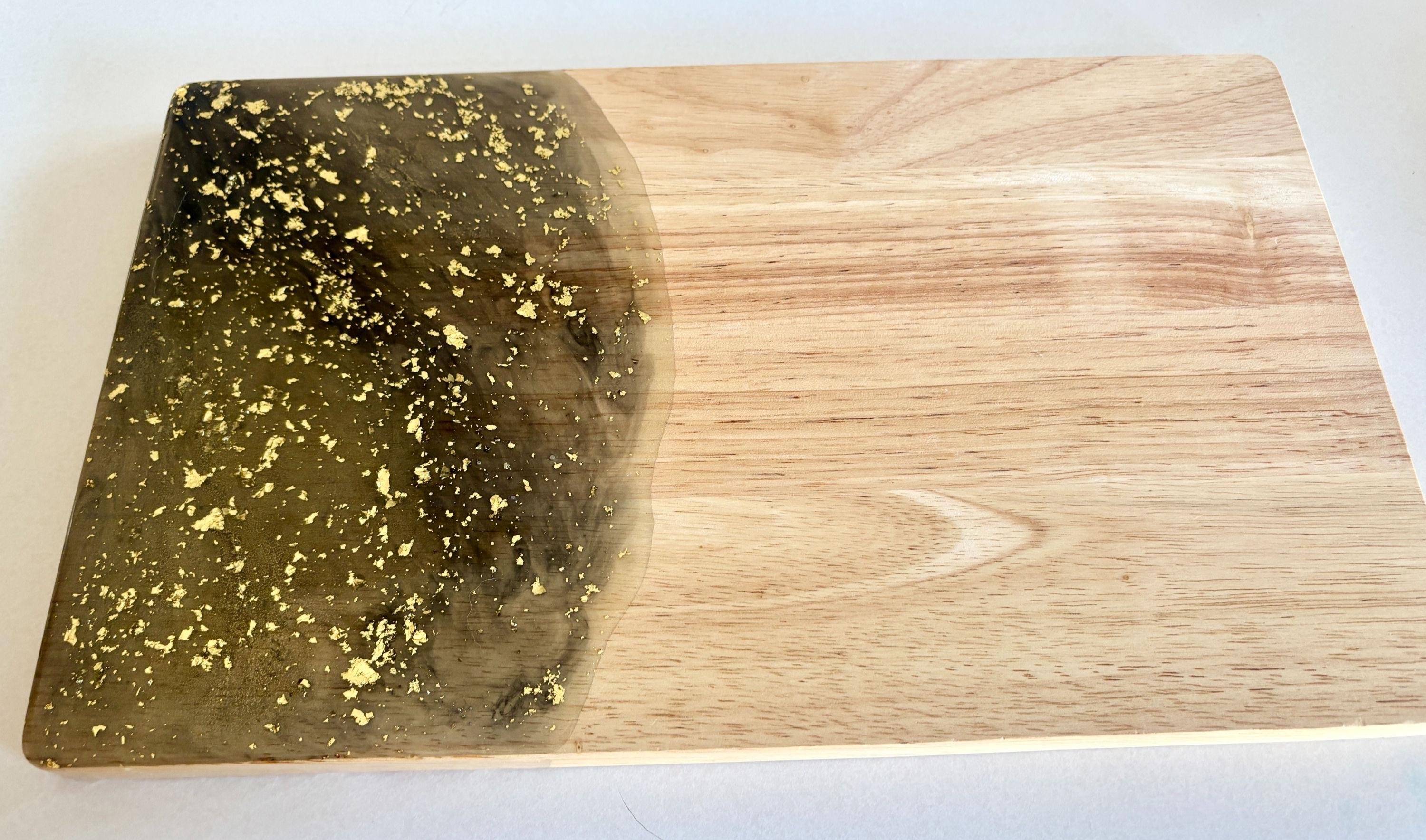 Resin Board- Black and Gold