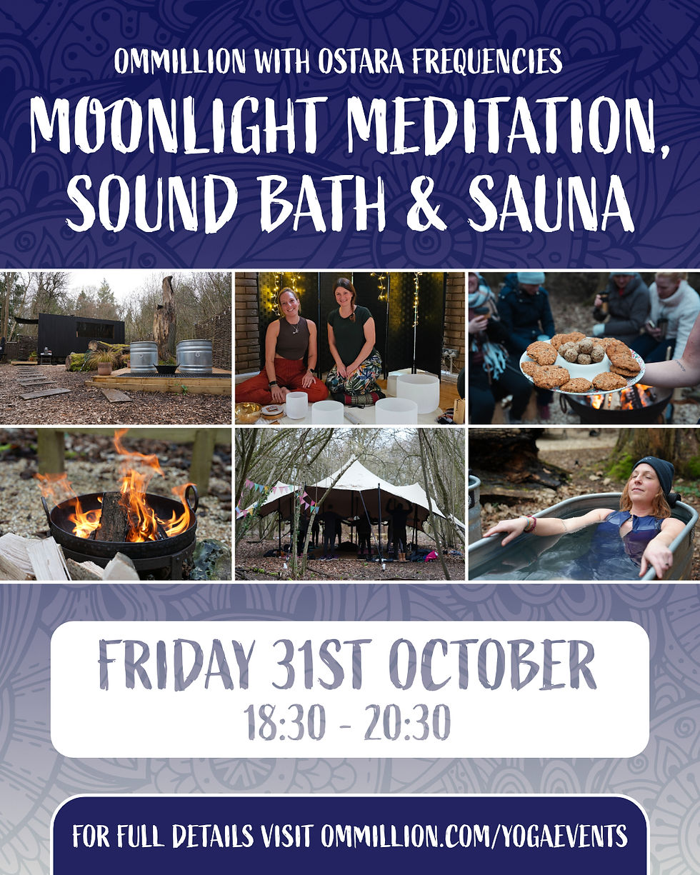 Moonlight Meditation, Sound Bath & Sauna  