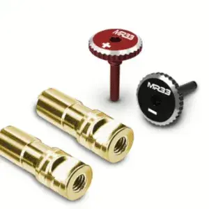 MR33 Quick Lock Gold Connector Set 5mm – Red/Black