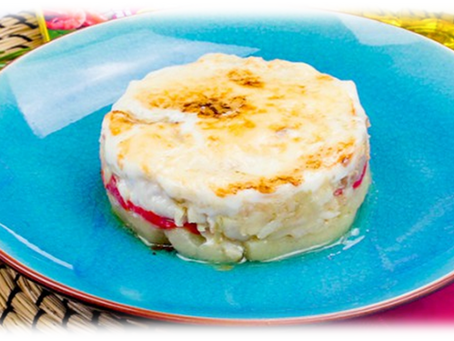 RECETA TIMBAL DE MERLUZA