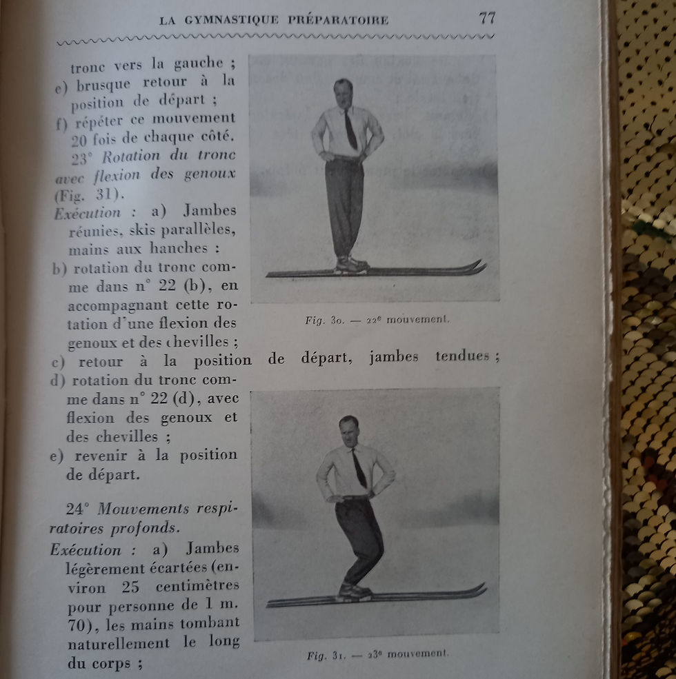 Miniature : Le ski pour tous, A. Hermann et J. Dieterlen, 1936