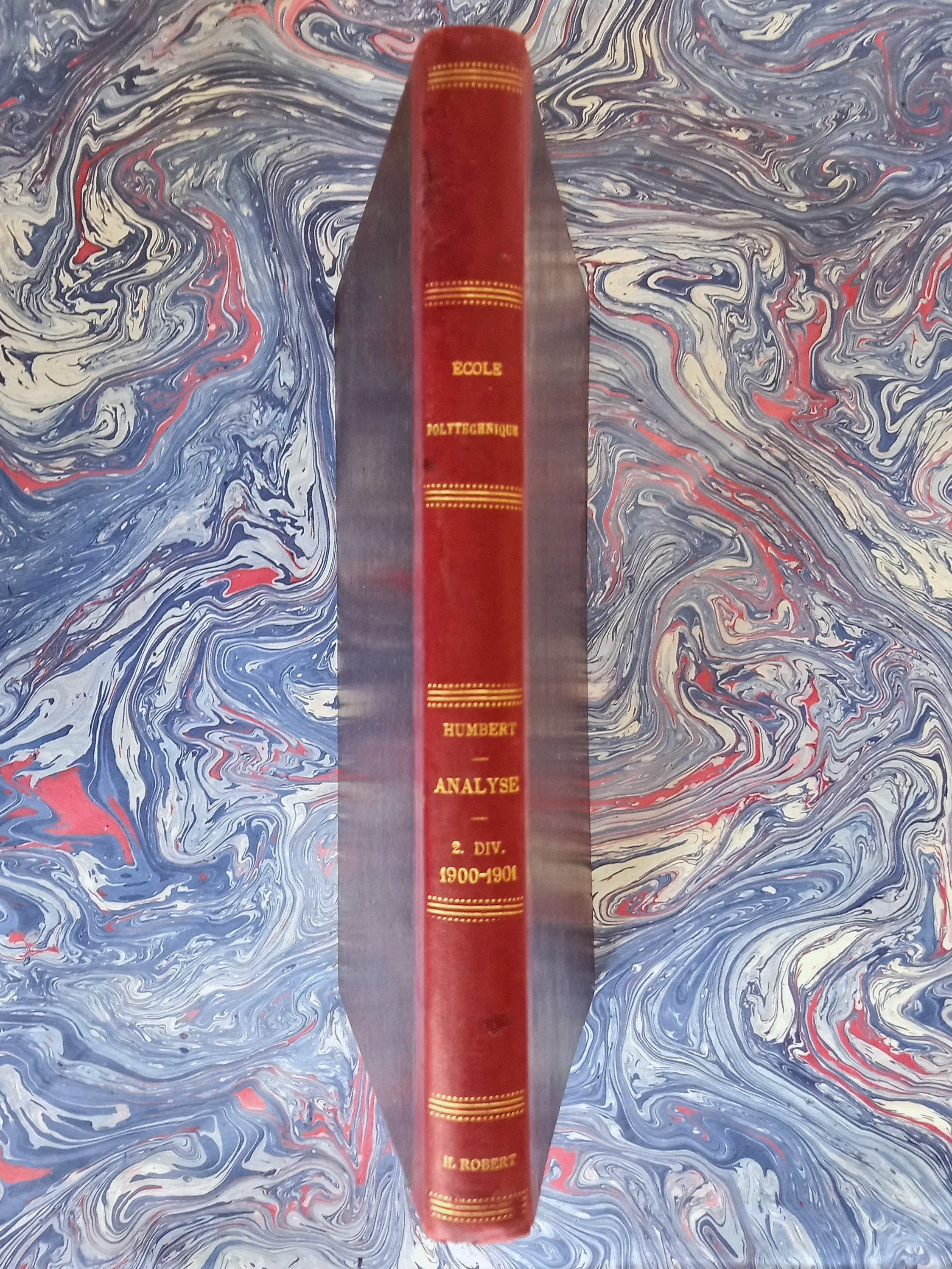 Cours d'analyse, Ecole polytechnique, Humbert, 1900-1901