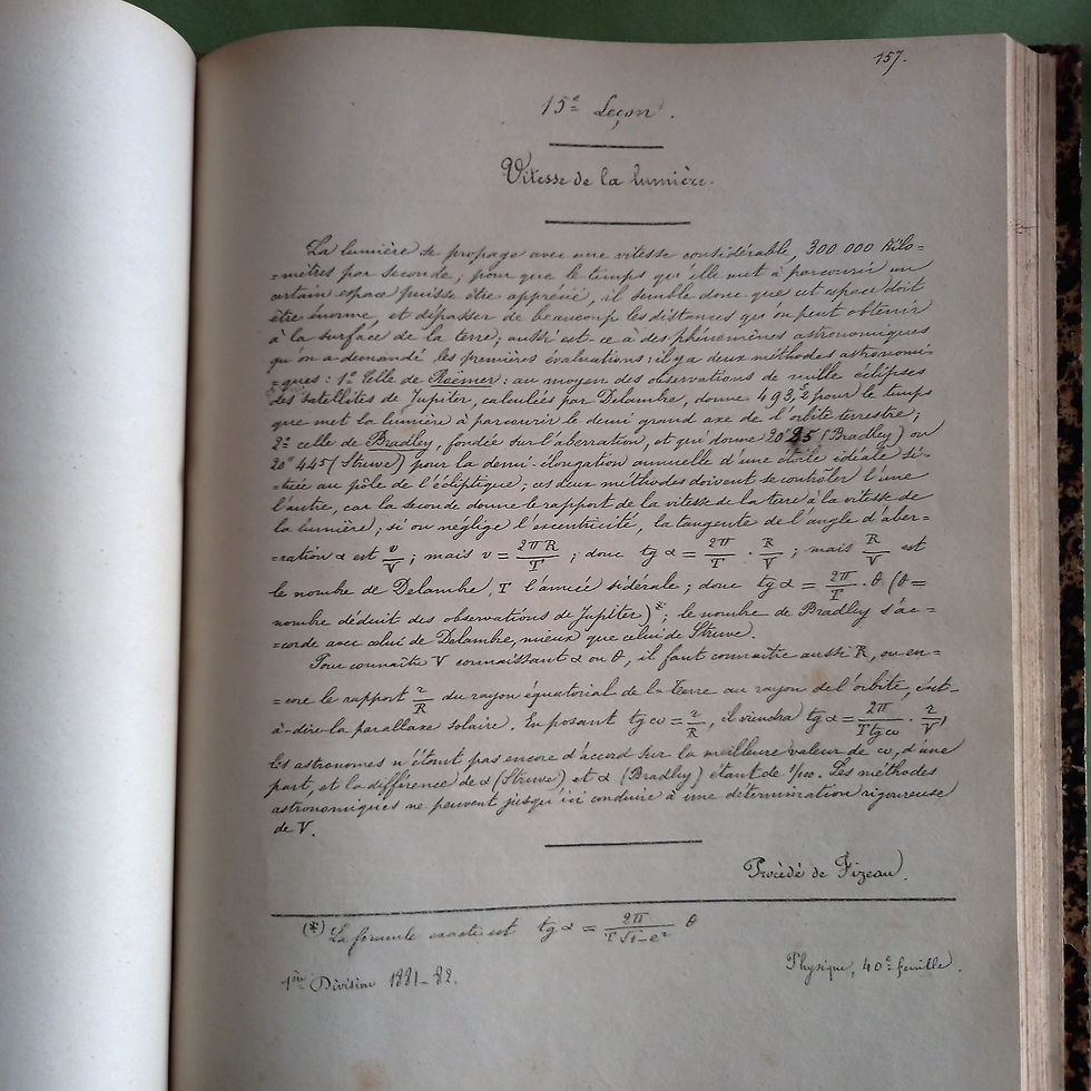 Miniature : Cours de physique acoustique et optique, de l'Ecole polytechnique,  Potier, 1882