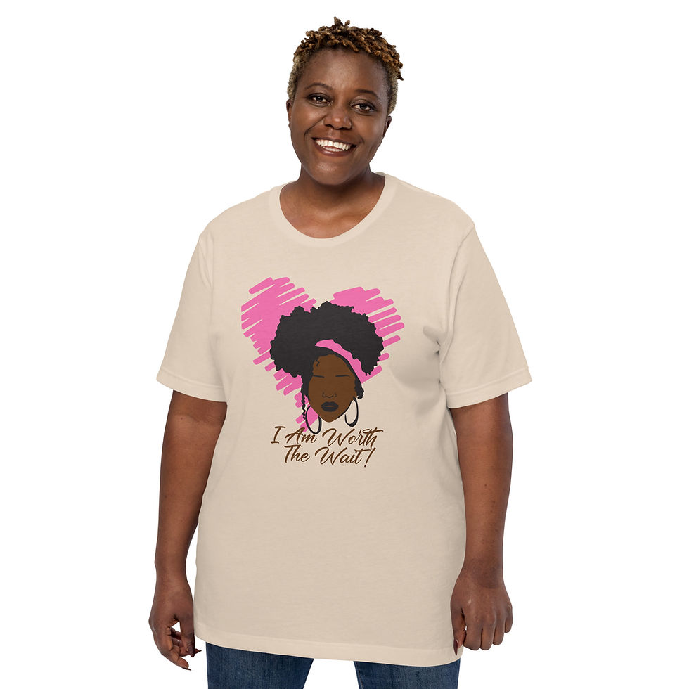 Thumbnail: "I Am Worth the Wait" Unisex t-shirt