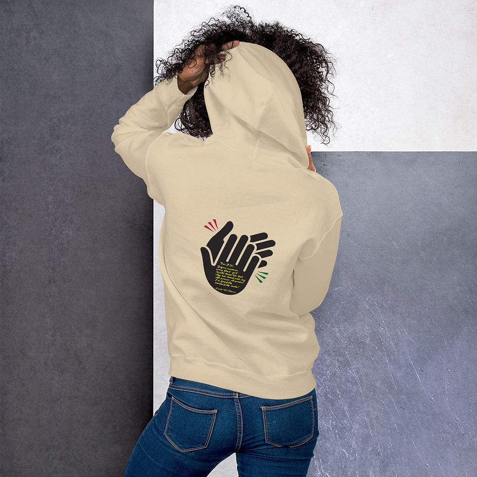 Thumbnail: "Black Girls Are Blessed and Beautiful" Unisex Hoodie