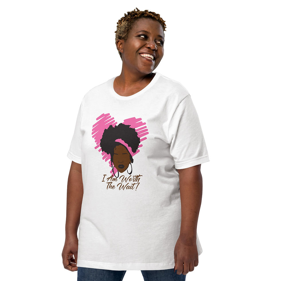 Thumbnail: "I Am Worth the Wait" Unisex t-shirt