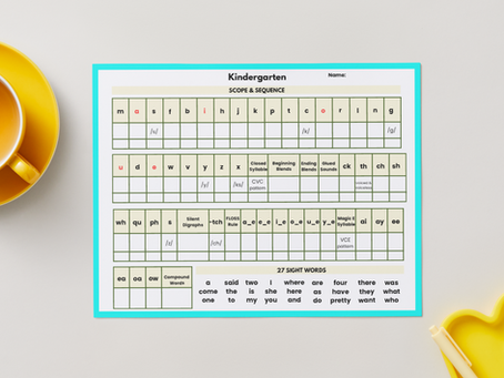 FREE Kindergarten Scope & Sequence and Two Books!