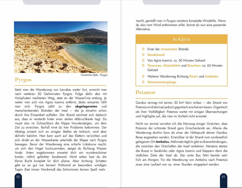 Thumbnail: eBook Gavdos Reiseführer [DE] (PDF)
