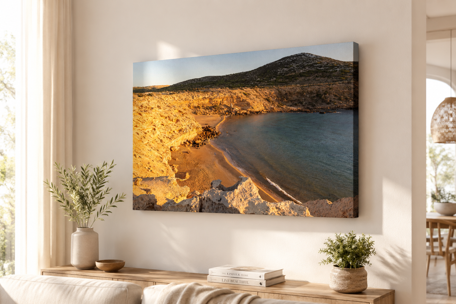 Gavdos Canvas Print -"Lonely beach"