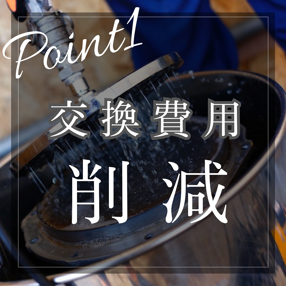 DPマフラー洗浄Point1