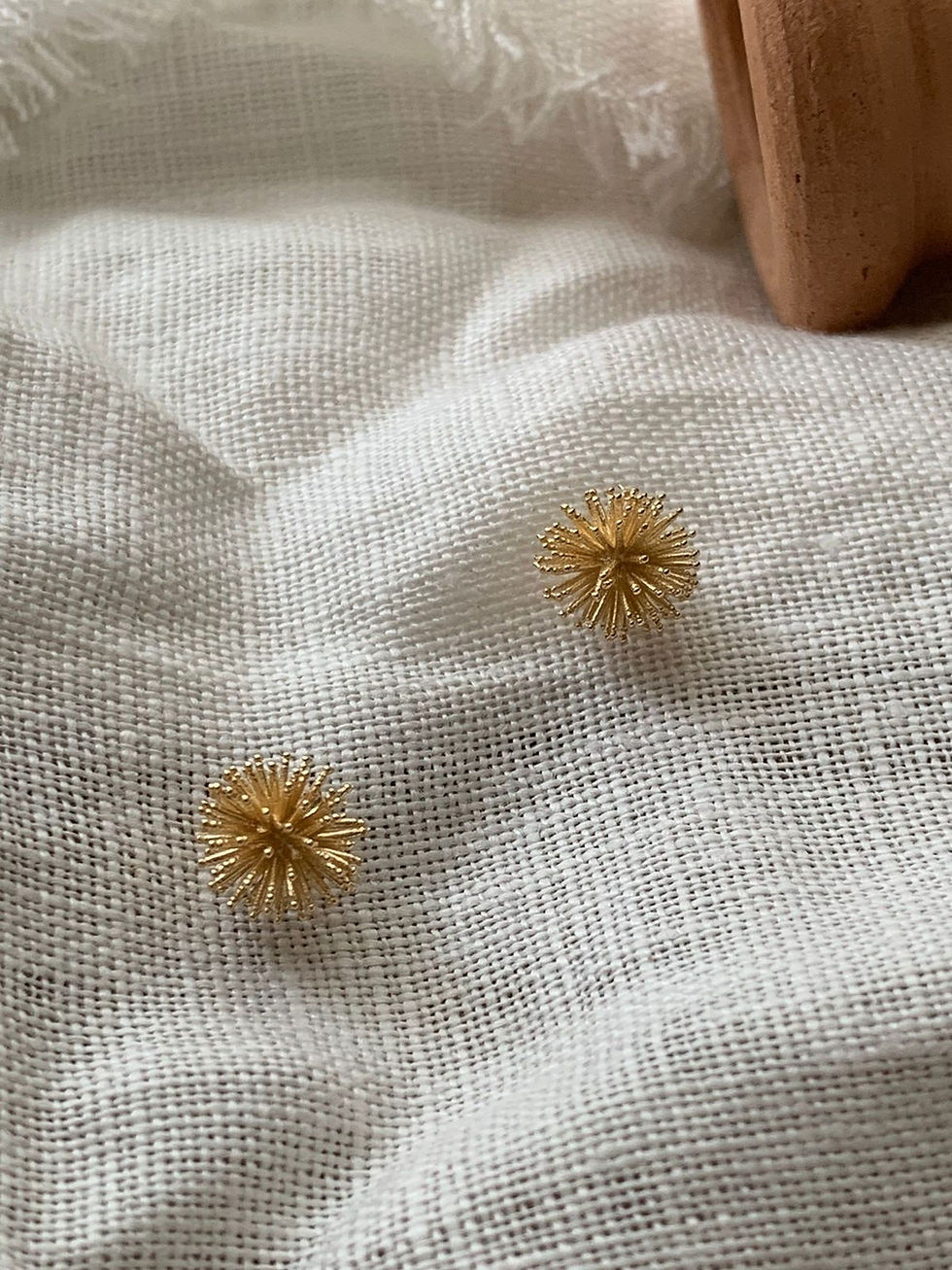 Thumbnail: Brinco Fungo em Ouro 18k