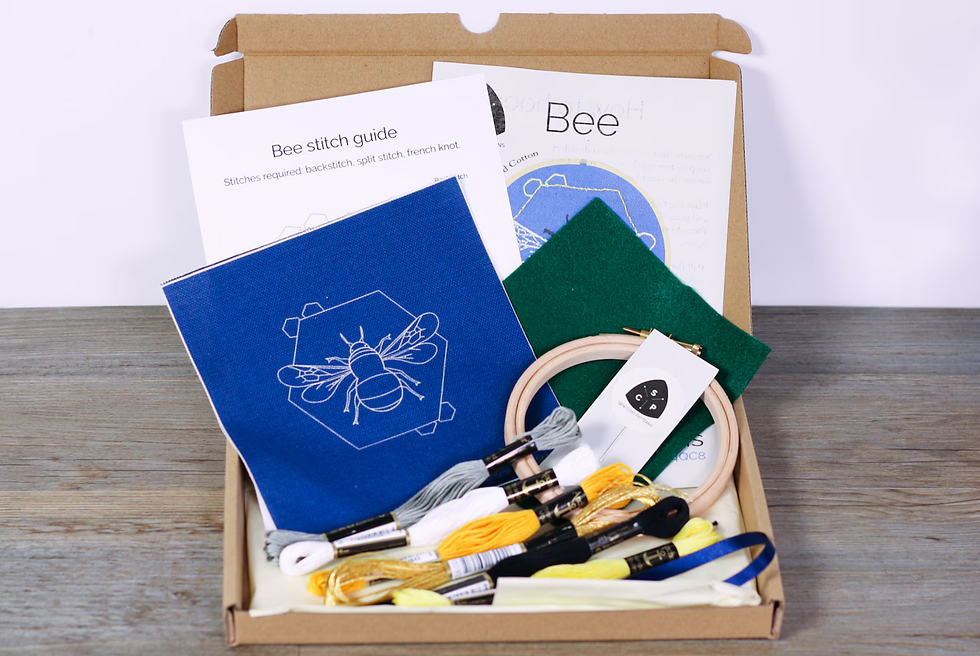 Thumbnail: Bee Embroidery Kit