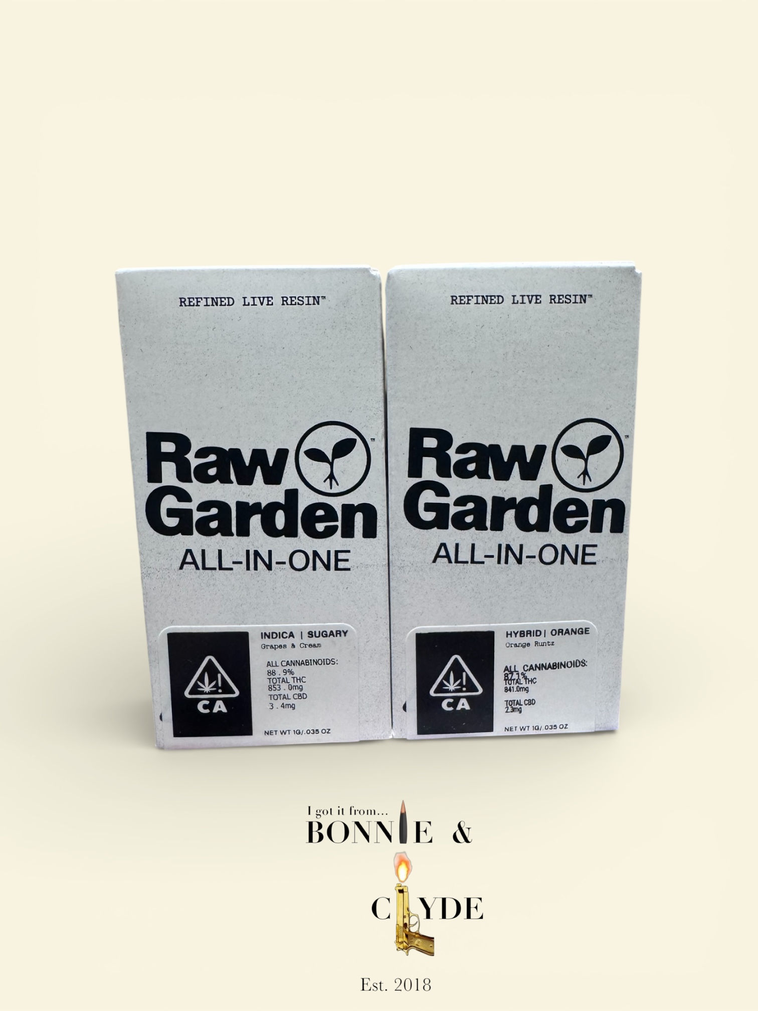 Raw Garden 1G Refined LIVE RESIN All-In-One Disposable