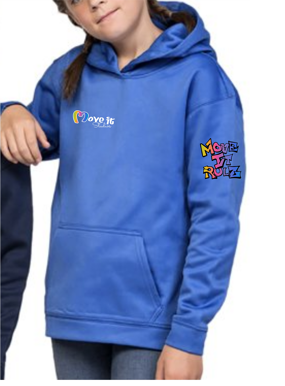 Thumbnail: Move iT Studios Kids Sapphire Blue Pullover Hoodie From £24.50