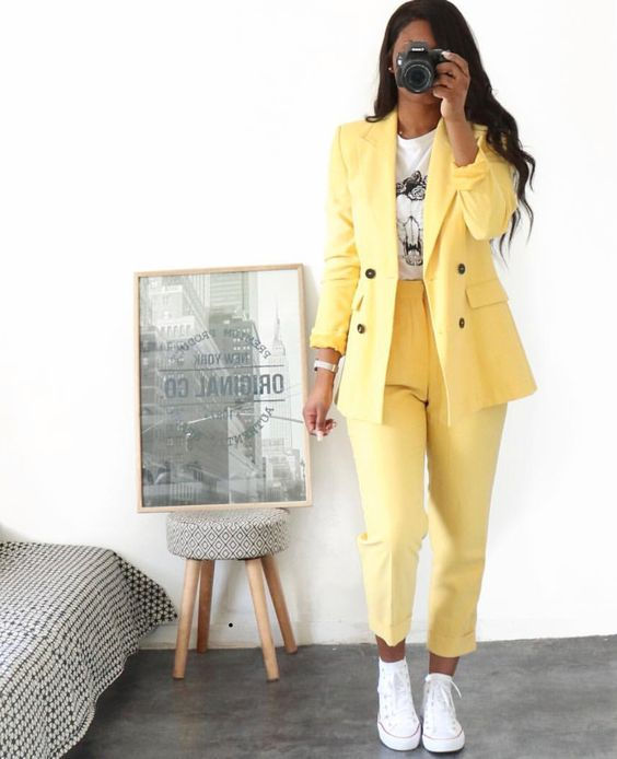 Yellow Suit Female