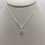Thumbnail: Sterling Silver & Alexandrite Coloured Swarovski Crystal Necklace (June)