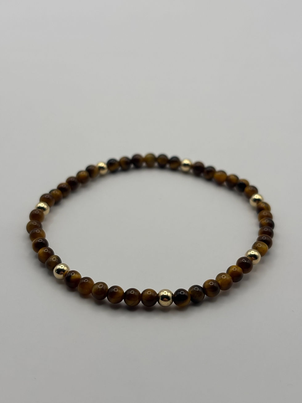 Tiger Eye & Gold Bracelet
