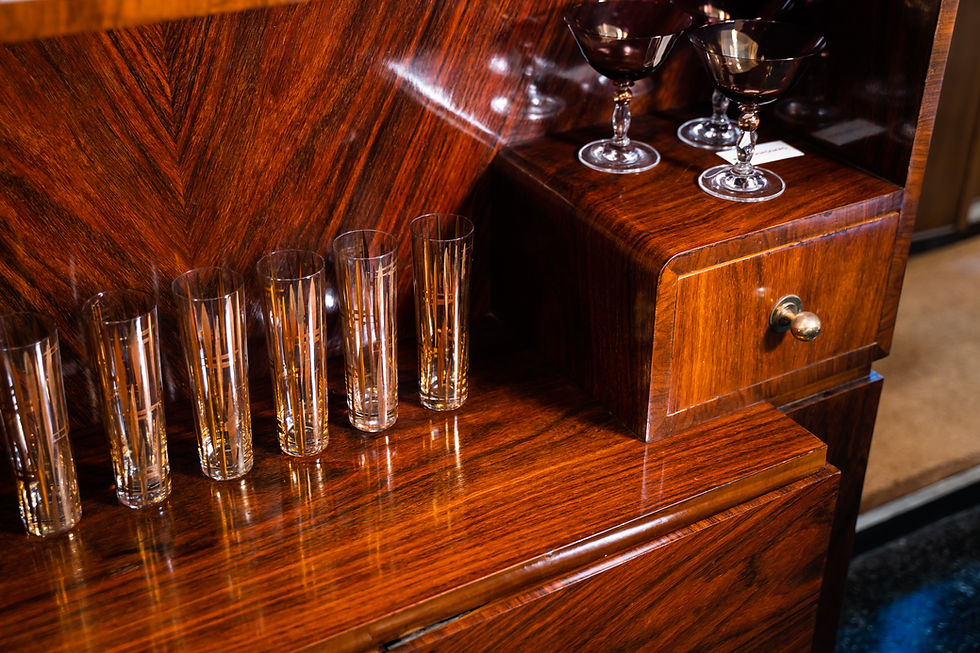 Miniatura: mobile bar in palissandro