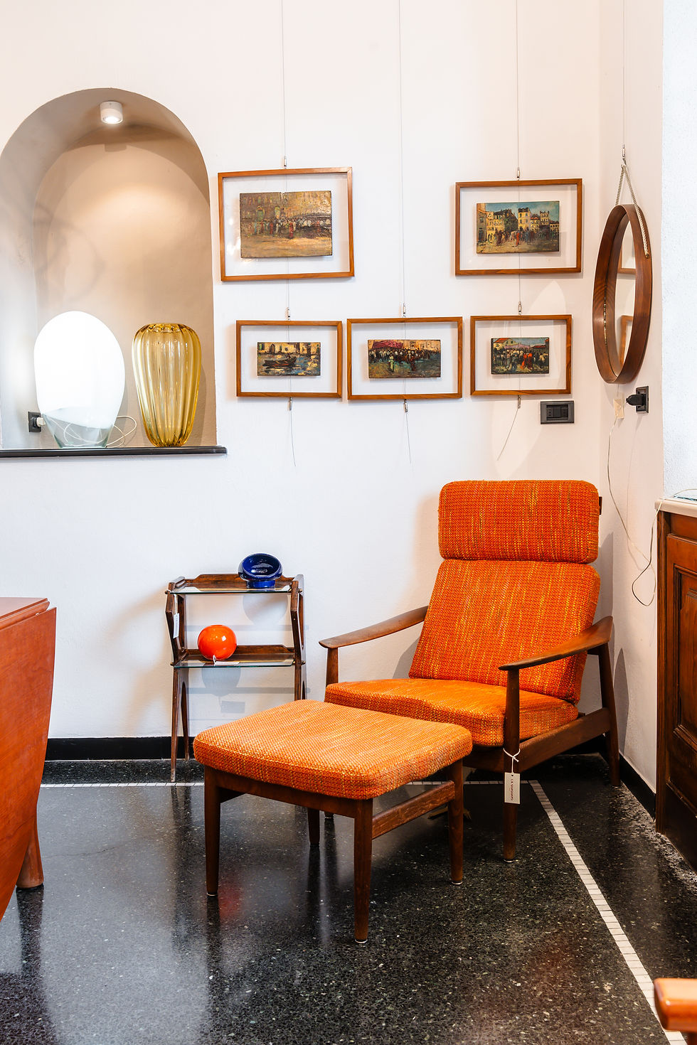Miniatura: poltrona design scandinavo