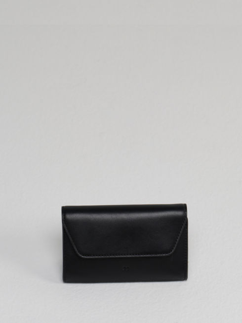 PALOMA leather cross body bag and clutch in black
