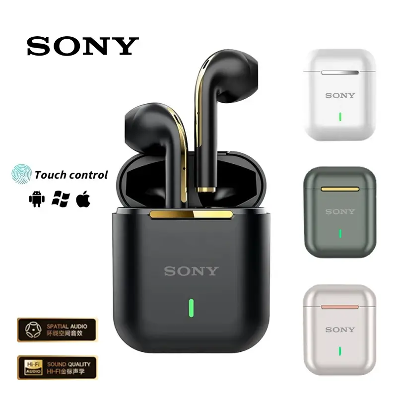 Original Sony J18 TWS Wireless Earphones Bluetooth Ture Sport Headphones HiFI St