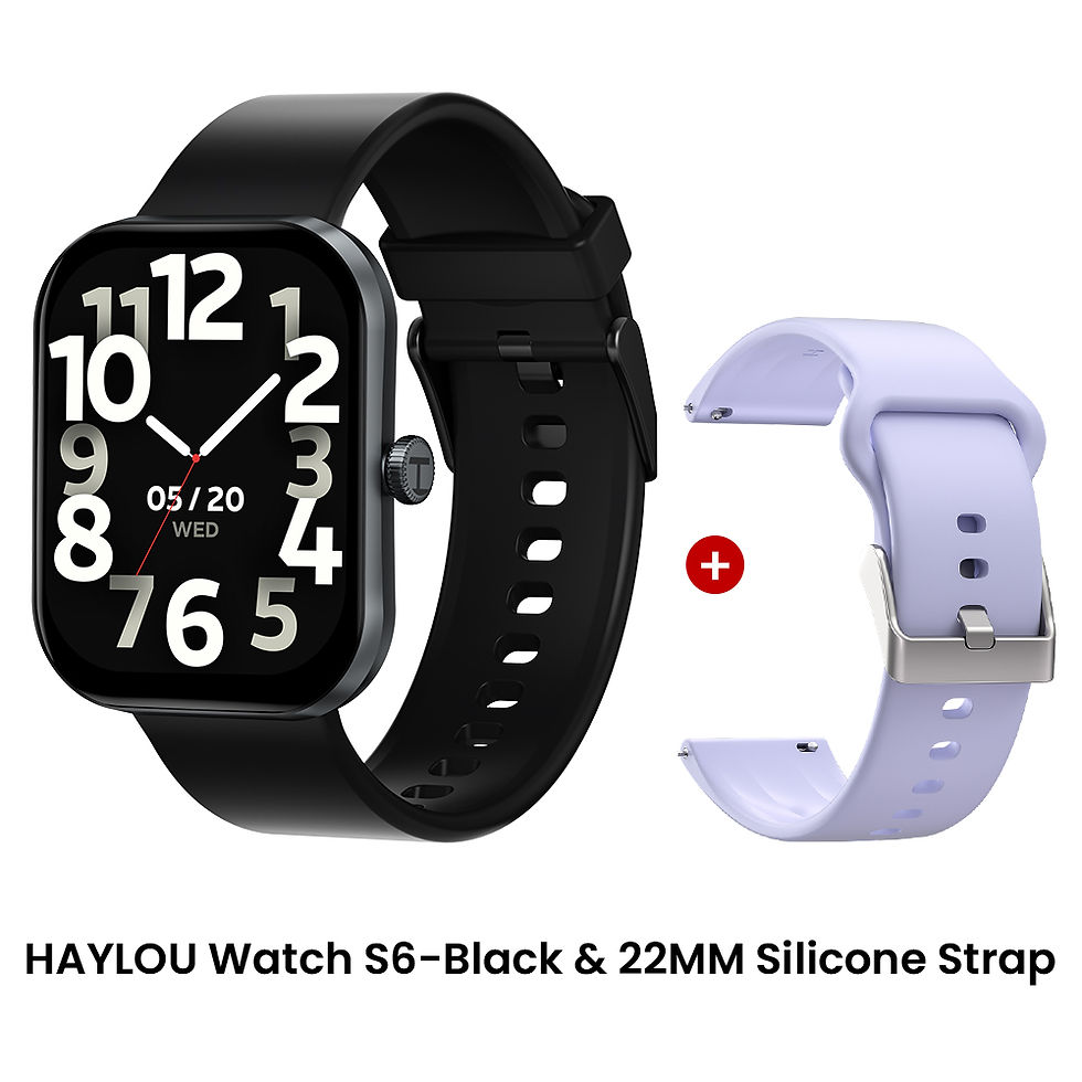 Thumbnail: HAYLOU Watch S6 Smartwatch 2.01" HD Display Smart Watch Bluetooth Voice Callings