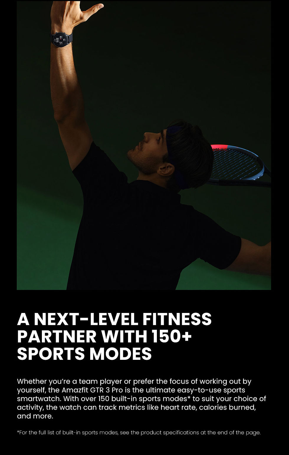 Thumbnail: Amazfit GTR 3 Pro GTR3 Pro GTR-3 Pro 46mm Smartwatch AMOLED Display Zepp OS App 