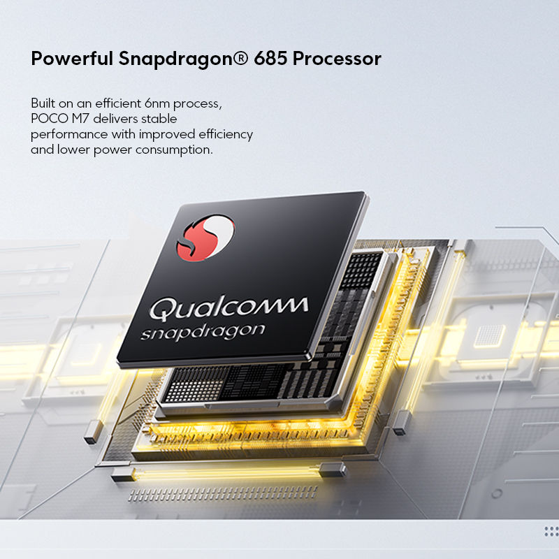 Thumbnail: Xiaomi Smartphone POCO M7 Global Version Snapdragon 685 NFC 7000mAh 6.9" FHD+Dot