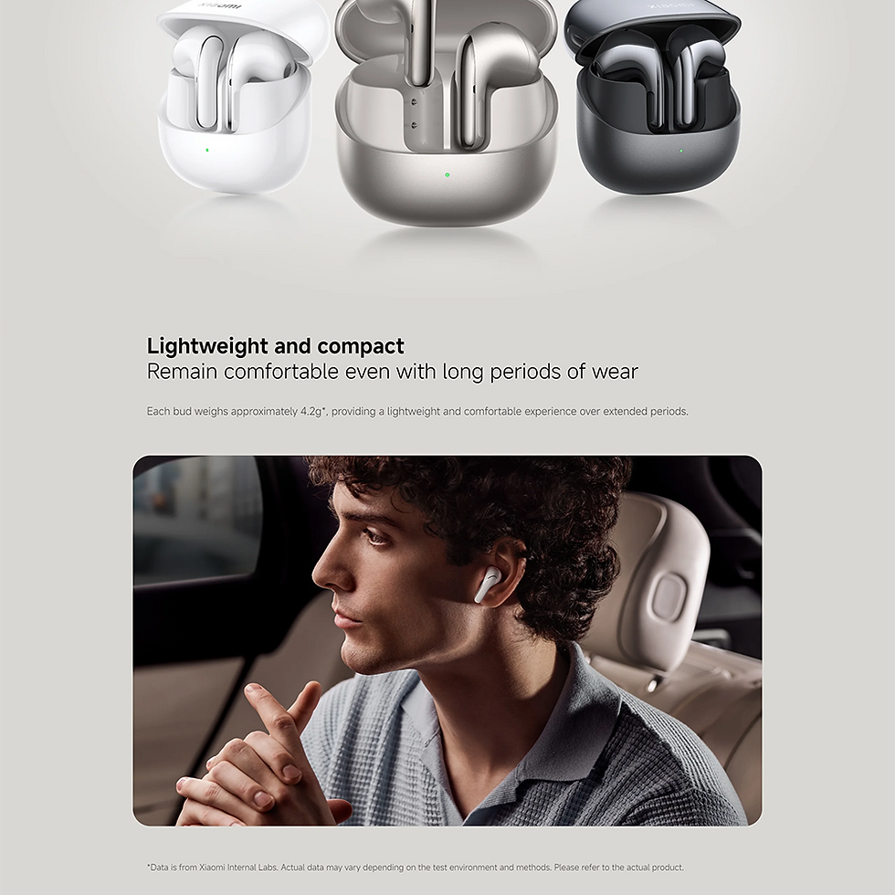 Thumbnail: Global Version Xiaomi Buds 5 TWS Earphone Bluetooth 5.4 AI Active Noise Cancelli