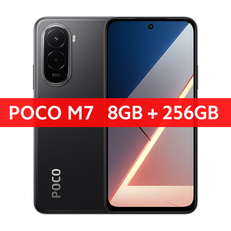 Thumbnail: Xiaomi Smartphone POCO M7 Global Version Snapdragon 685 NFC 7000mAh 6.9" FHD+Dot