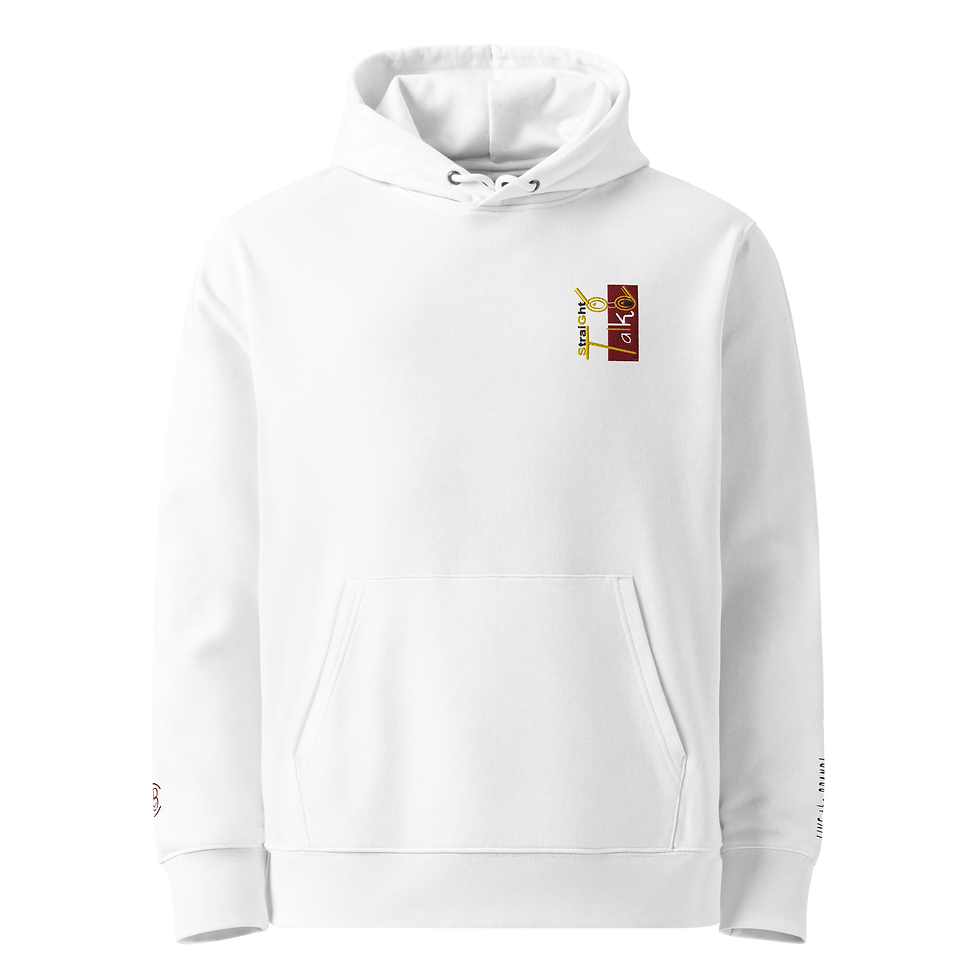 Thumbnail: M: hoodies: "Straight Talk", organic pullover