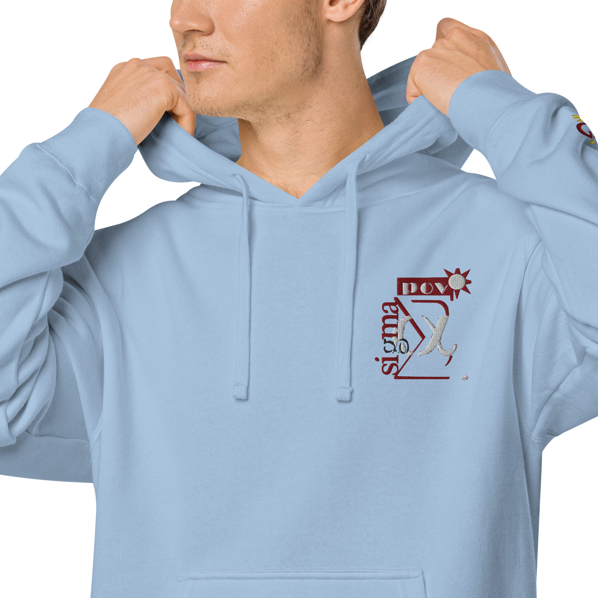 M: hoodies: "Sigma Point Of View", pigment-dyed, pullover