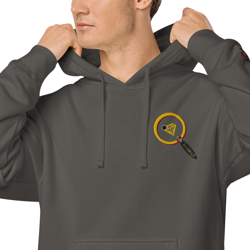 Thumbnail: M: hoodies: "Look It Up", pigment-dyed, pullover