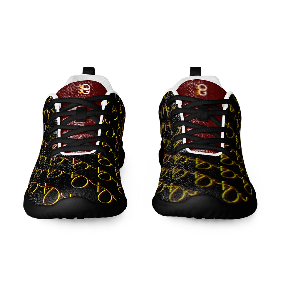 Thumbnail: W: footwear: "FemYnYnn",  low-top lace athletic sneakers .blk