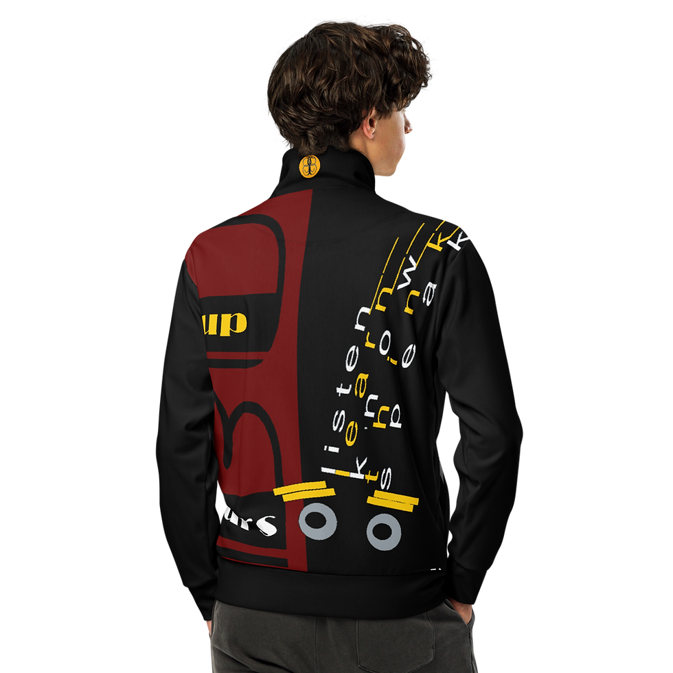 M: jackets, track .Bars Up .blk