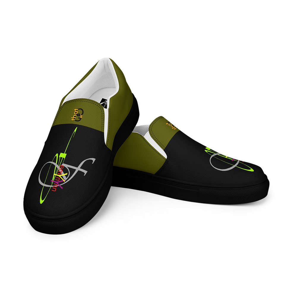 Thumbnail: W: footwear: "FemYnYnn", slip-on sneakers .grn.blk