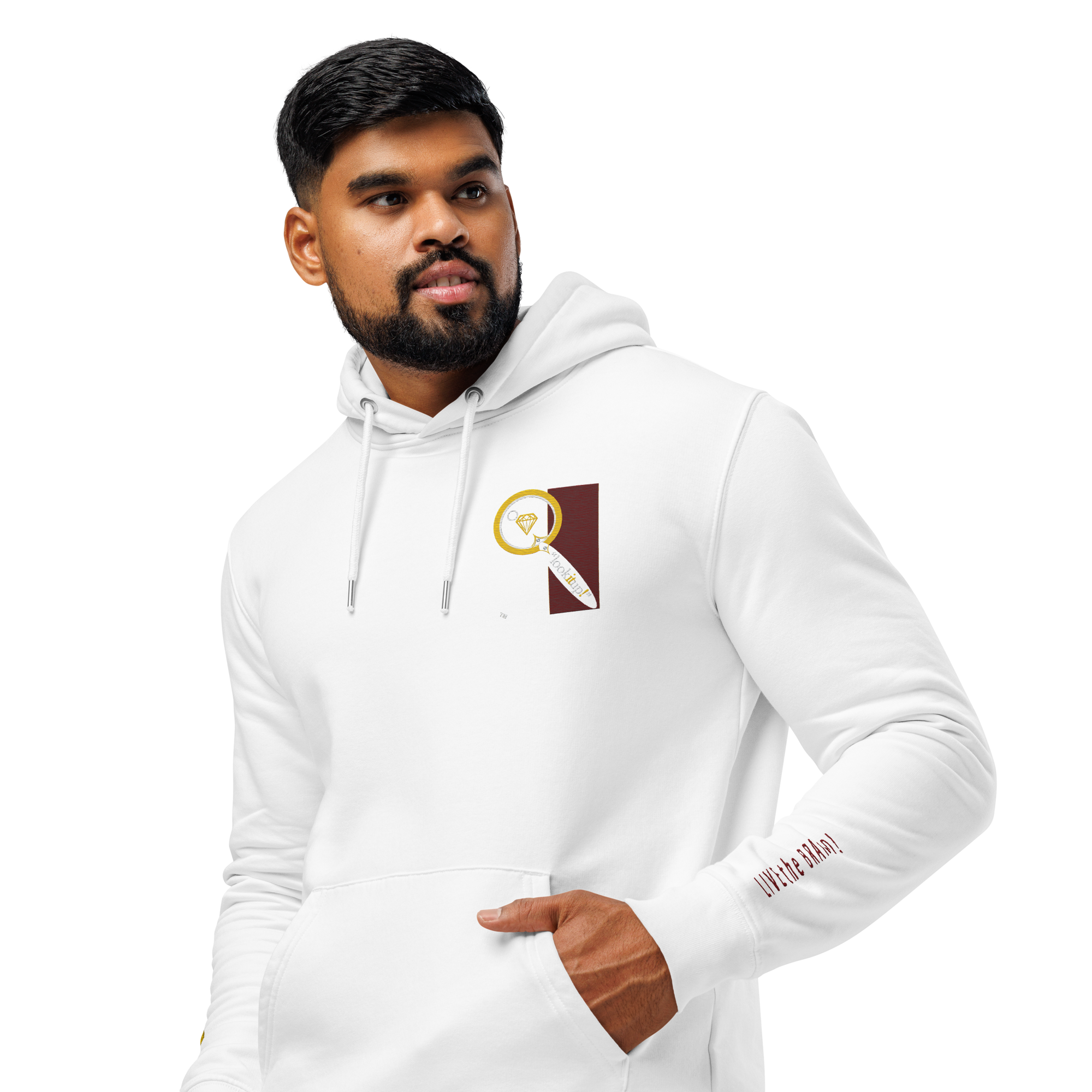 M: hoodies: #23261: "Look It Up", organic pullover