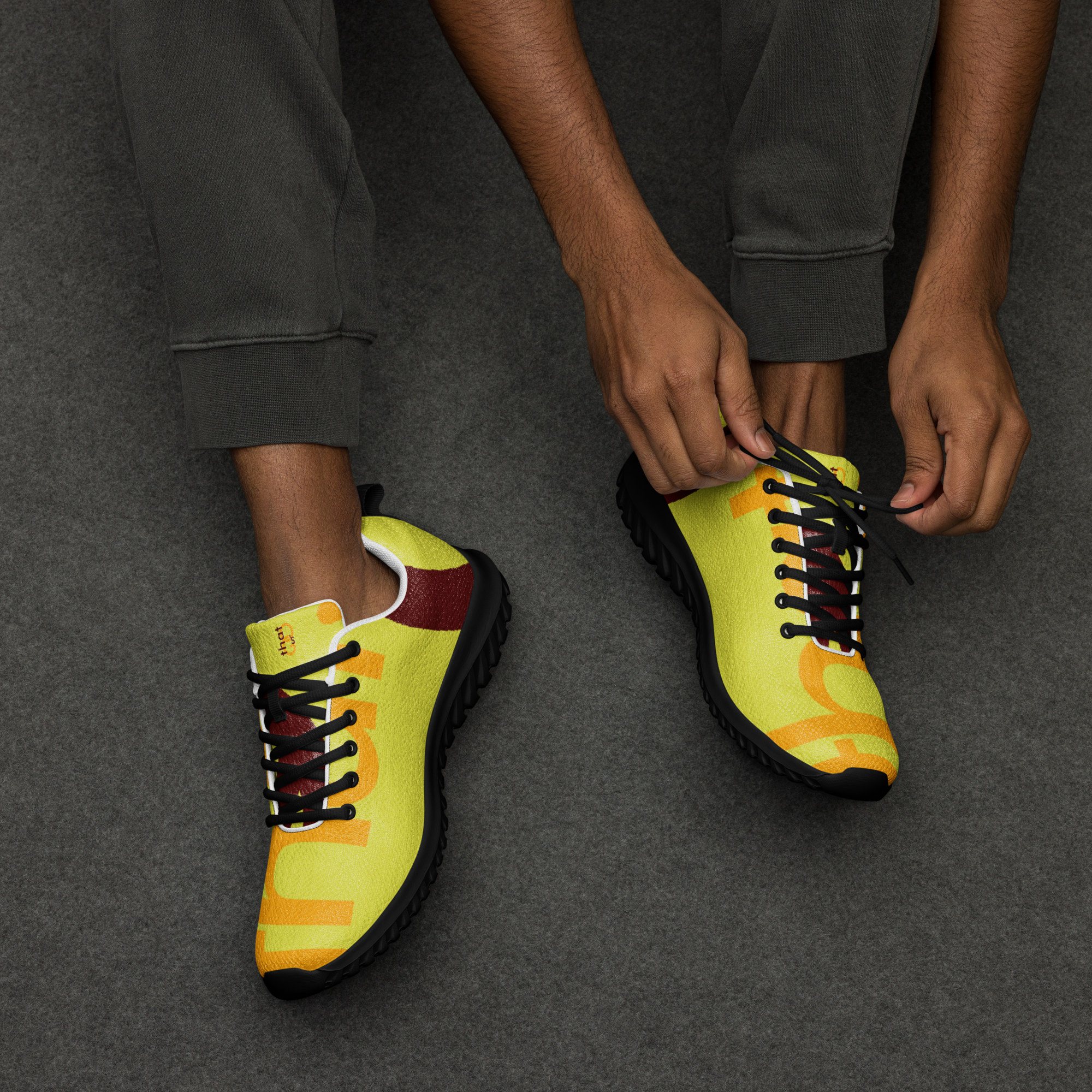 M: footwear: "that OG's", low-top lace athletic sneakers .str