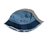 Thumbnail: W: headgear, distressed denim bucket .d126