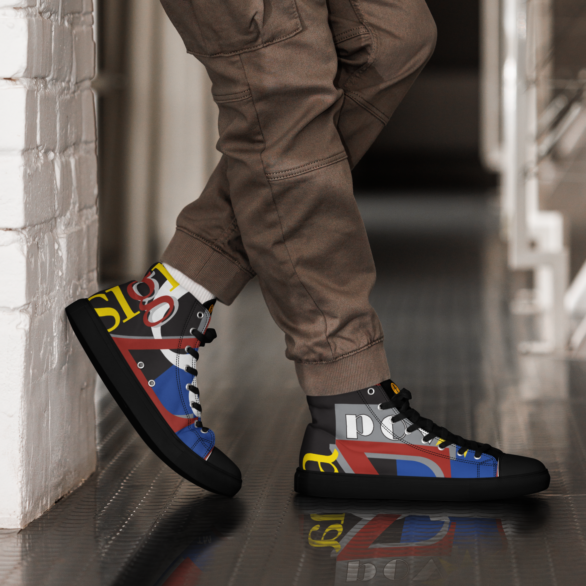 M: footwear #125261: "Sigma Point Of View", high-top sneakers