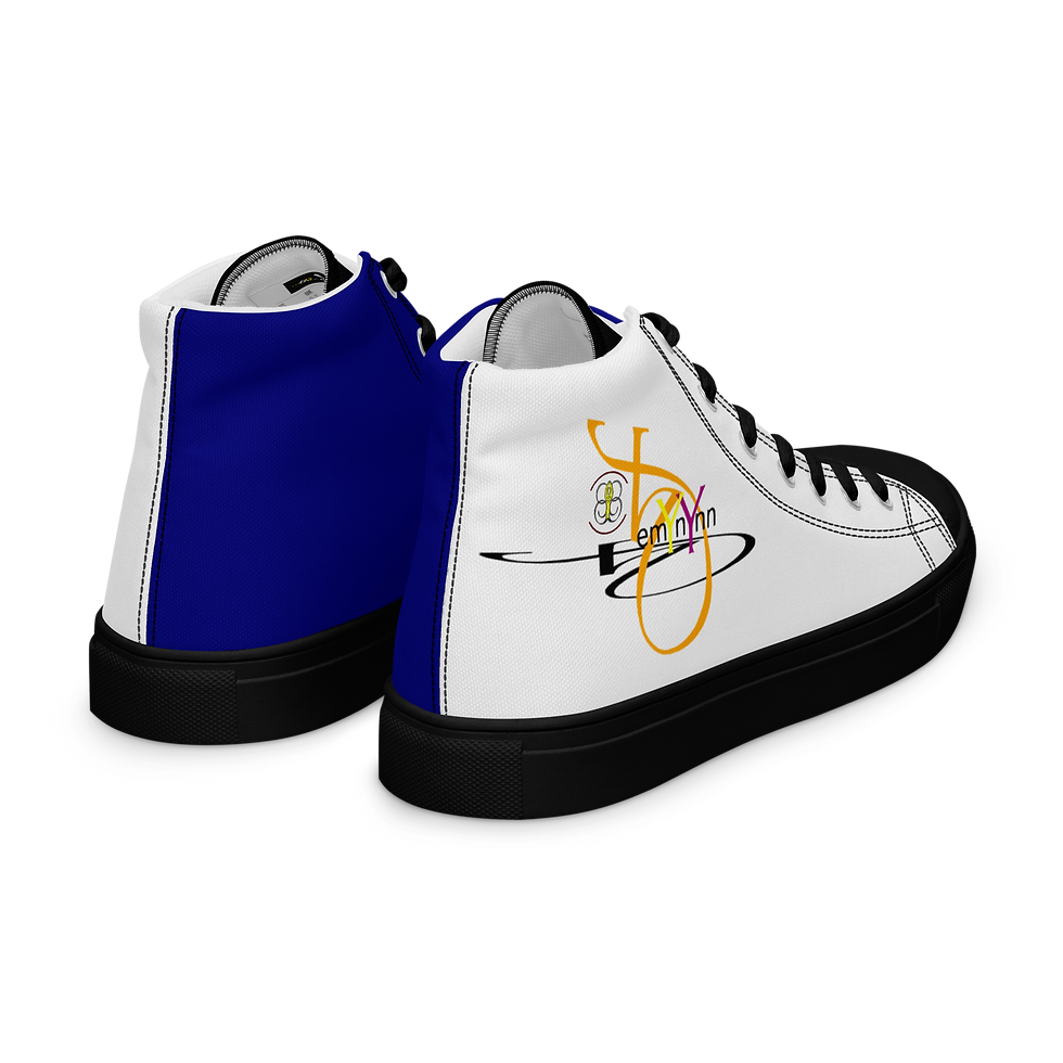 Thumbnail: W: footwear: "FemYnYnn", high-top sneakers .blu/wht