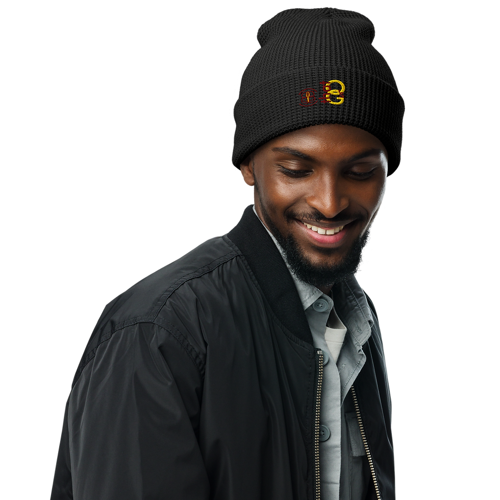 Thumbnail: M: hats+: "that OG's", waffle knit beanie